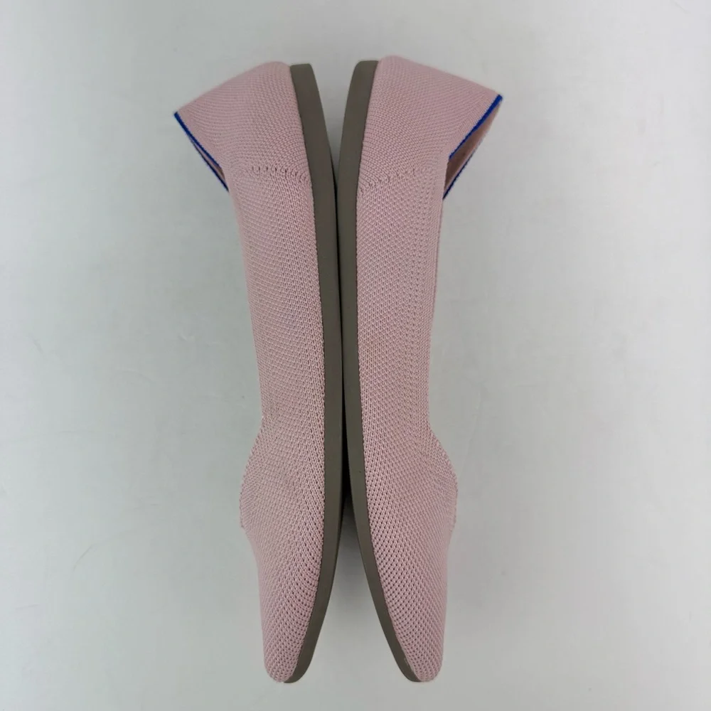 Rothy's size 7.5 Women’s The Point Petal Pink Pointed Toe Slip-On Ballet Flats